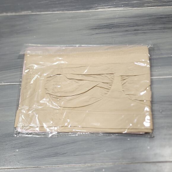 MeMoi SlimMe Strapless Seamless Bandeau‎ Bra Shaper Beige Size Medium - Picture 3 of 12